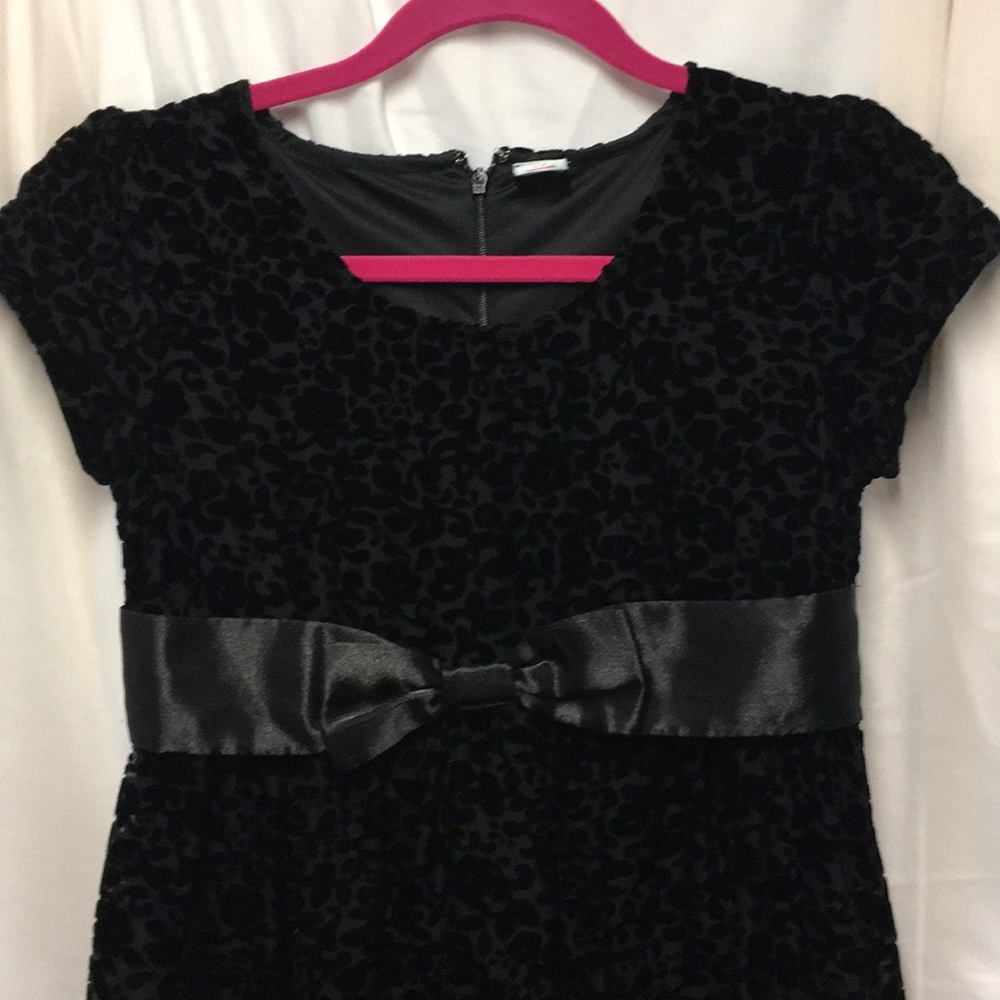 Fancy Girls Black Velvet Party Dress Ivy & Moon 14